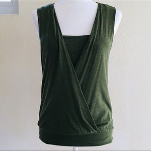 Banana Republic Sage Green Drapey Top